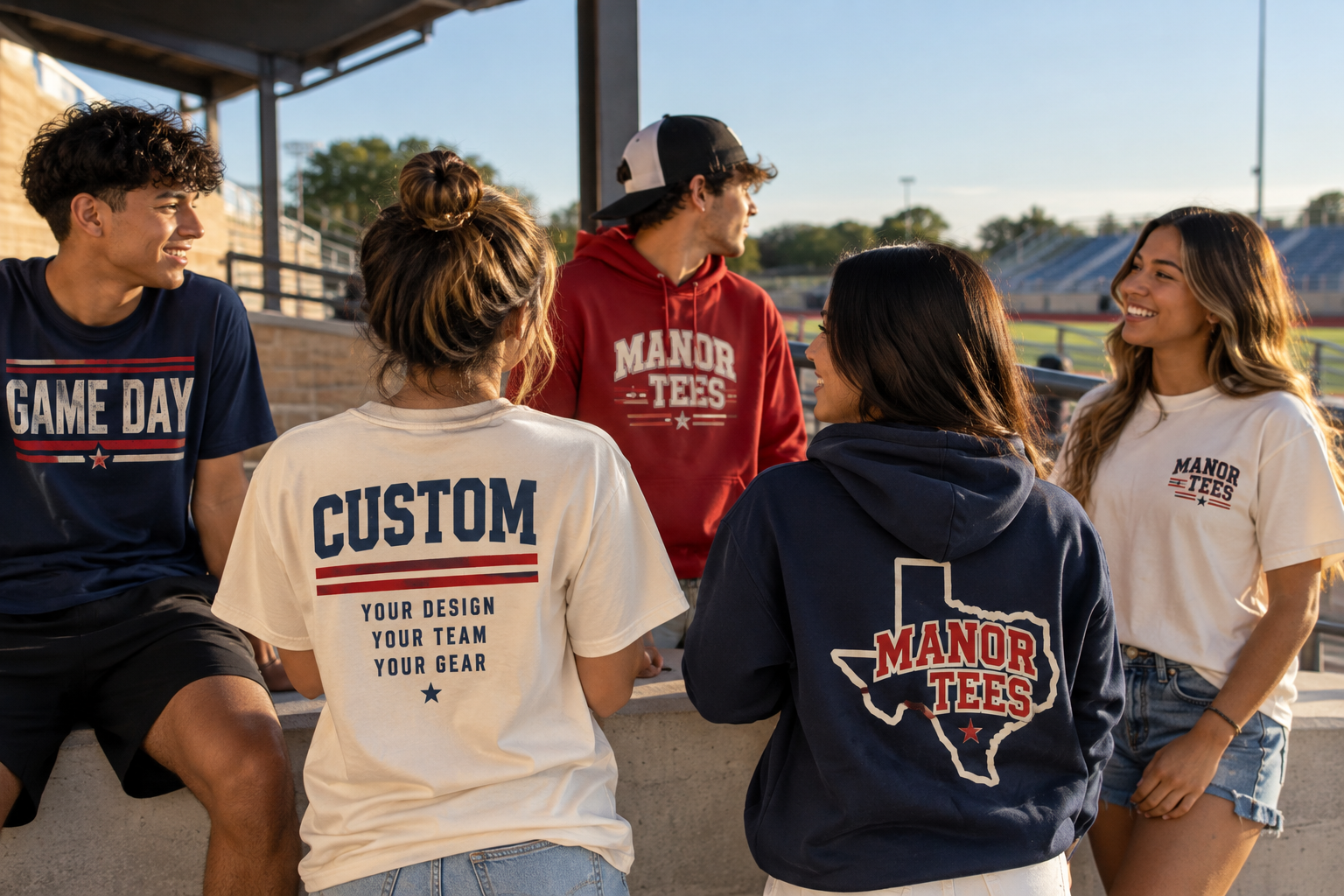 Custom apparel product from Manor Tees