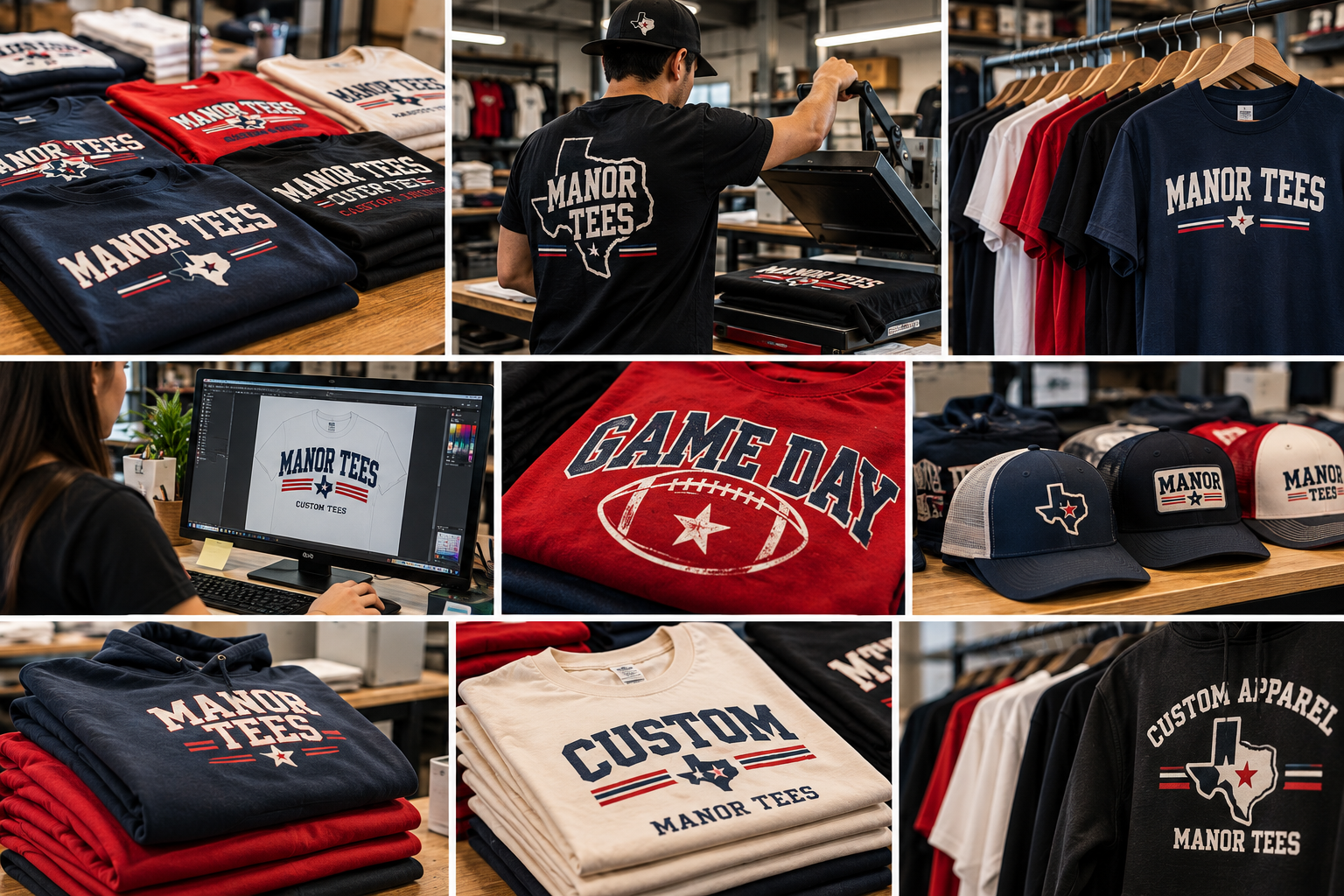 Custom apparel from Manor Tees